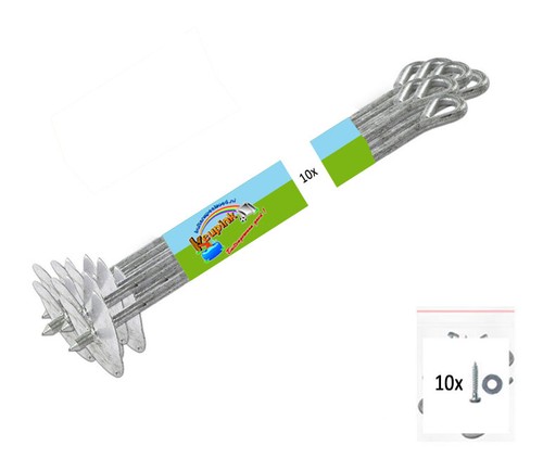 10x bodenanker spielturm cm - bodenanker,