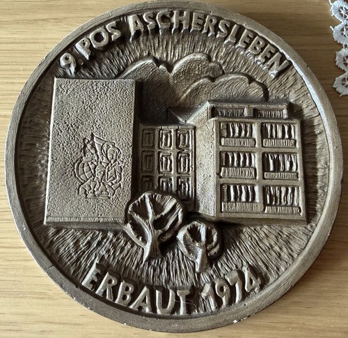 Plakette pos aschersleben - plakette, 9.