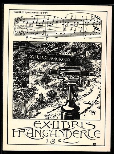 Exlibris franc anderle - exlibris,