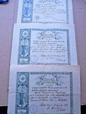 3  alte  Dokumente  1909 -