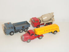 Wiking 3 x LKW, MB Tanksattelzug, Magirus Deutz Betonmischer, MAN Zugmaschine