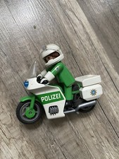 Playmobil Polizei Motorrad Grün 3983
