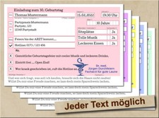 Einladungskarten Arztrezept