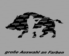 Wildschwein Jäger Aufkleber