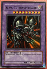 YU-GI-OH, SCHW. TOTENKOPFDRACHE, SR, DB1-DE153, Excellent