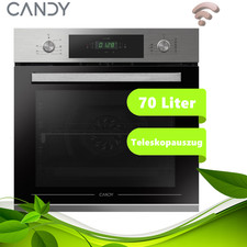 Candy WIFI Einbaubackofen 70 L Edelstahl EEK A+  WiFi Teleskopauszug Autark NEU