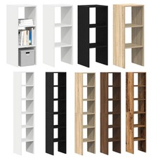 Stapelbar Bücherregal Lagerregal Bücherständer Büroregal Holzwerkstoff 30x30x80