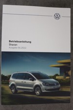 VW Sharan  Bedienungsanleitung "Juni 2022"  Betriebsanleitung - Handbuch