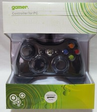Gamer PC Controller for Win 7/8/Vista in Xbox 360 design Black 1,8m cable New