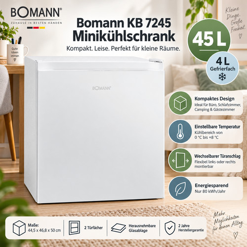 Bomann mini kühlschrank 45l - bomann®,