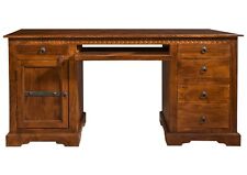 Schreibtisch Akazie 158x54x76 honig  lackiert OXFORD #0522