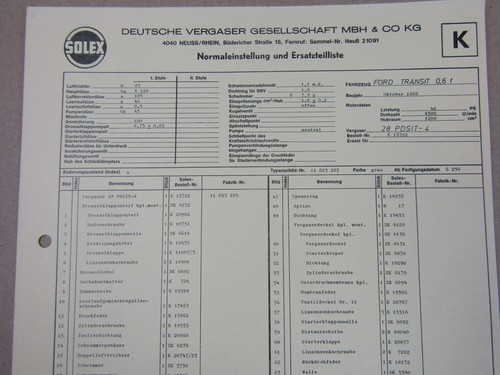 Solex tdid vergaser - tdid,