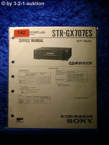 Sony service manual str - sony,