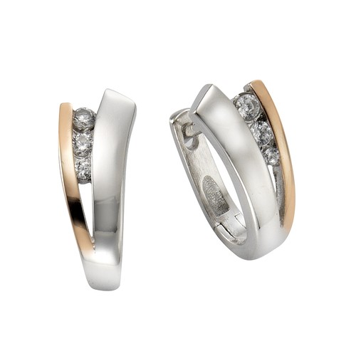 Creolen 925 sterling silber - sterling,