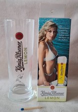 König Pilsener Lemon Cup Limitierte Edition Signet Eva Padberg Glas mit Karton