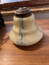 Lampenschirm, Vintage, Glas, Deckenleuchte, marmoriert