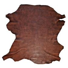  Lederhaut in Antikbraun Nappaleder Stärke ca.1,2mm Leder für Basteleien
