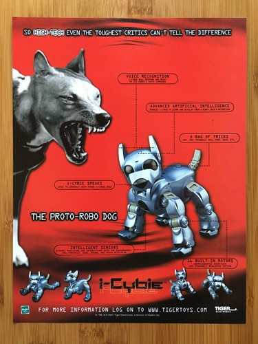 2001 cybie robot - i-cybie, dog