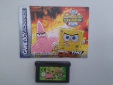 Gameboy Advance Spongebob Schwammkopf der Film Gut Getestet mit Anleitung #N045