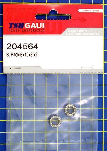 Gaui 204564 bearings 6x10x3 - 204564,