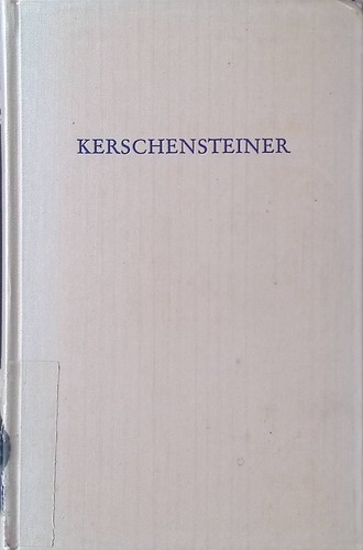 Kerschensteiner wege der - kerschensteiner.,