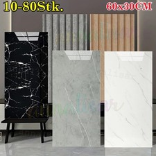 80 Stk Holz Wandpaneele Selbstklebend Holzoptik Wandaufkleber für Küche Bad 14㎡