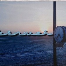 Blechschild Fernweh Bahnhof