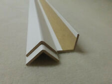 1Stk 100cm Winkelleiste foliert weiß 28x28mm Eckleiste Holzleisten