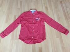 Denim Culture Damen Bluse Blusenjacke Hemdbluse Gr. S Rot/weiß Top Zustand