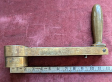 Vintage große Messing Schalt-