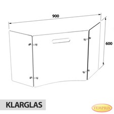 Funkenschutz Glas Spritzschutz