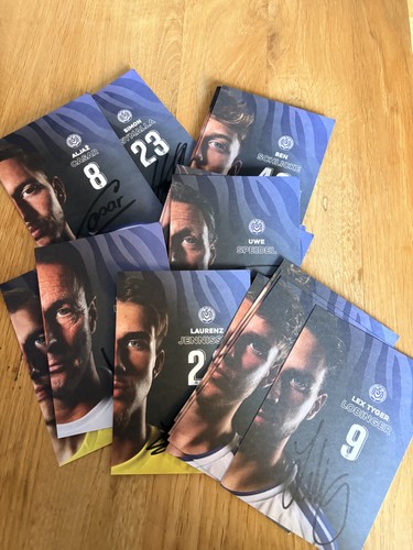 Tlg orginal autogrammkarten - 29,