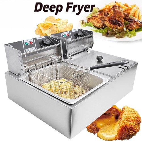 10l 20l edelstahl fritteuse - edelstahl,