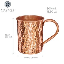 Stück 500ml kupferbecher - stück,
