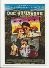 Doc Hollywood Vintage Film Postkarte Michael J. FOX CLASSIC FILM