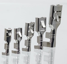 25x Kabelschuhe Flachstecker Steckhülsen Crimp Bastler DIN 2,8 4,8 6,3 9,5 Zunge