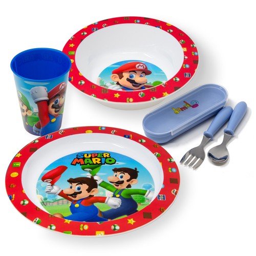 Kindergeschirr set super - kindergeschirr, mario
