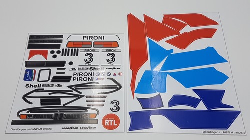 Aufkleberbogen bmw pironi - bmw, "pironi"