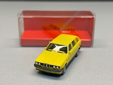 BMW E30 3-series 3er-Reihe Touring Kombi Combi PKW Auto gelb Herpa H0 1:87 OVP