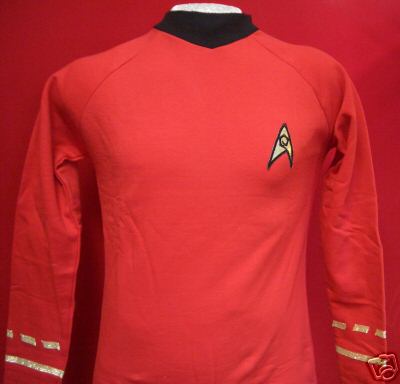 Xxl star trek uniform - xxl,