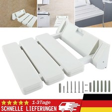 Wandmontage Dusch Klappbarer Duschsitz Klappsitz Duschhilfe Aluminiumlegierung