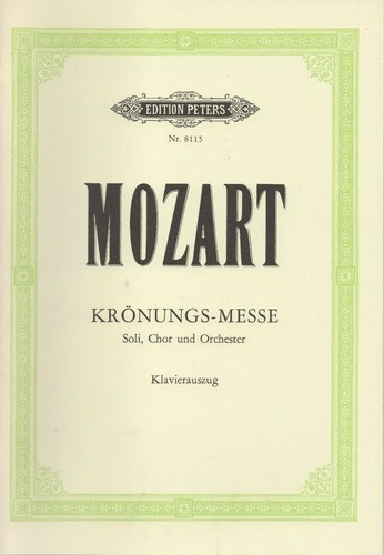 Mozart krönungs messe edition - mozart, krönungs-messe