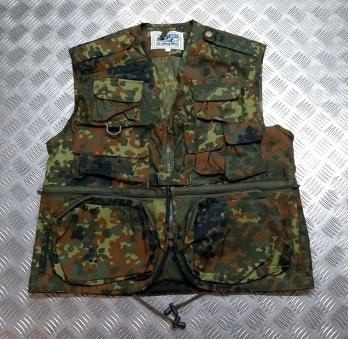Jungle fishing vest - fishing, flecktarn