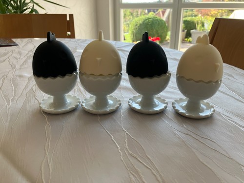 Eierbecher porzellan mit - eierbecher,