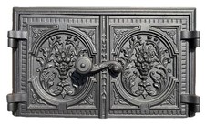 Antike Ofentür Gussofen