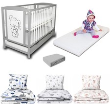 Babybett Gitterbett Grau mit