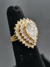 GOLD TONED RING WOMEN'S
