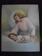 Bild, Schutzengelbild, Papier