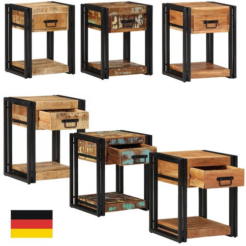 2er set nachttisch mit - nachttisch,