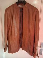 Iris von Arnim Leder Jacke Gr